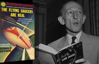 I dischi volanti sono reali di Donald E. Keyhoe, Fawcett Publications, 1950 (dominio pubblico)