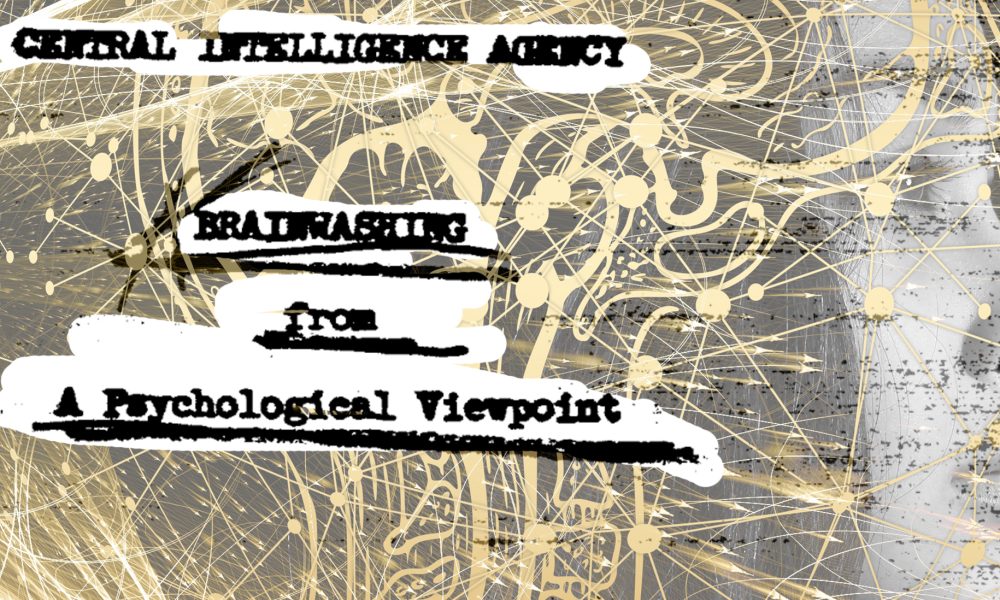 Il lavaggio del cervello da un punto di vista psicologico, febbraio 1956