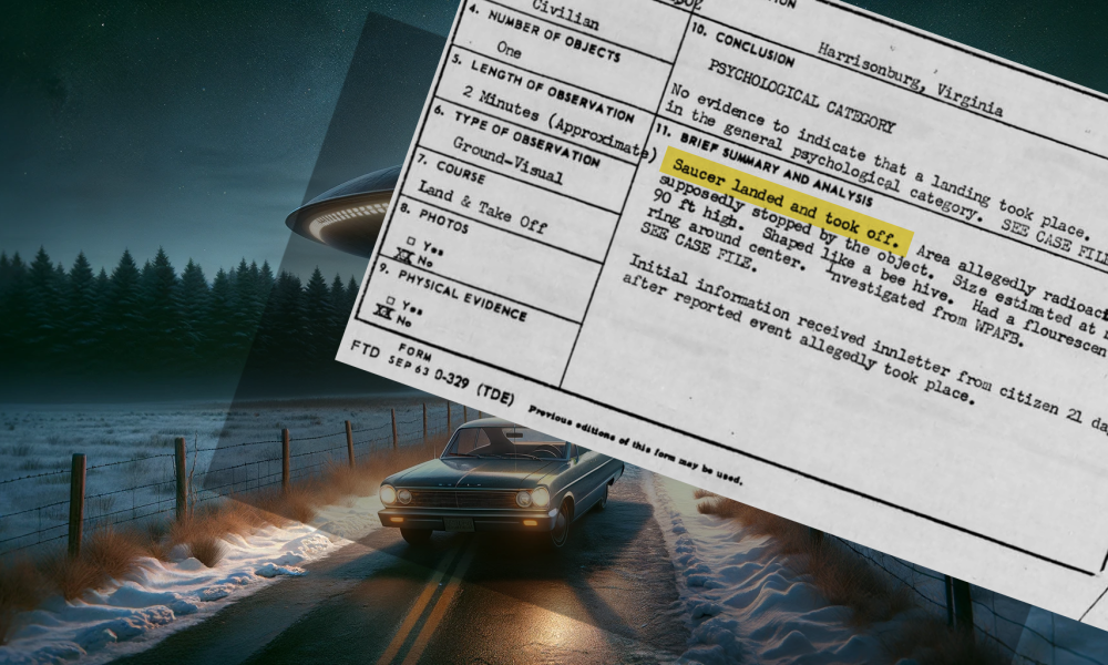 Progetto Blue Book: il presunto atterraggio UFO del 1964 a Harrisonburg, Virginia
